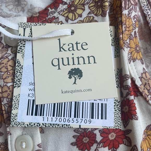 Kate Quinn 18-24 M Sleeveless Button Front Pocket Dress Print: Wildflowers - Picture 4 of 6